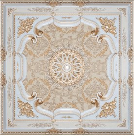 Resim Kare Patina Saray Tavan Göbek 150*150 cm 