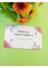 Resim 100 Adet Lux Kalın Kuşe Tebrik Kartı - Teşekkür Kartı - M7 