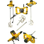 Resim 3000 W 6 Kademe Devir Ayarlı Elektirikli Alçı Boya ve Harç Karıştırıcı Mikser 