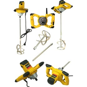 Resim 3000 W 6 Kademe Devir Ayarlı Elektirikli Alçı Boya ve Harç Karıştırıcı Mikser 