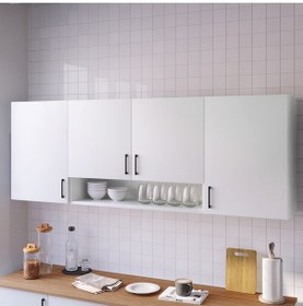 Resim Nays Mutfak Dolabı Üst Modül 200 Cm Beyaz 