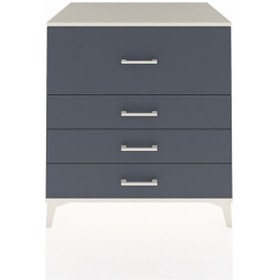 Resim Kronos Şifonyer 4 Çekmeceli 88x59x96 Aytaşı-antrasit Aytaşı 