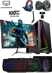 Resim IZOLY N12 Mega Tm I5-3470 16gb 256ssd 1tb Hdd Gt 740 24" Oyuncu Masaüstü Bilgisayarı 