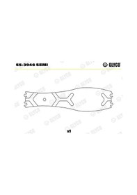 Resim Glyco 553946semı Piston Kol Burcu 51024051027 6 Adettir 