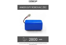 Resim Roborge Anker Eufy Robovac 25C Robot Süpürge Uyumlu Batarya 2800 Mah - Muadil Ürün 