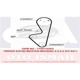 Resim GATES 5573XS TRIGER EKSANTRIK KAYISI MASTER II / MOVANO 2.5 DCI G 