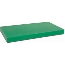 Resim Türkay Polietilen Kesim Tahtası Et Meyve Kesme Levhası 40x25x2 Cm Yeşil Renk 