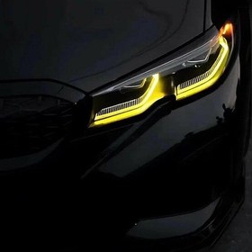 Resim Bmw G20 3 Serisi 2020-2022 Arası Uyumlu Yellow DRL Led Laser / Ram2 Project 