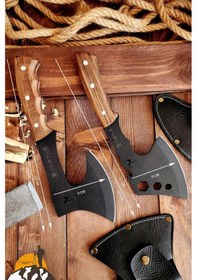 Resim Outdoor Balta 2'li Kamp Baltası Nacak Budama Baltası Ahşap Sap X 