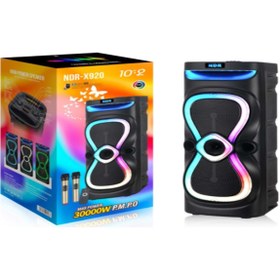 Resim NODAR Ndr920 Bluetooth Speaker 350*350*870Mm Siyah 