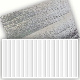 Resim YGT Ambalaj 4 Adet Alüminyum Folyolu Radyatör Petek Arkası Isı Yalıtım Izolasyon Levhası 50 x 100 Cm Kalınlık:10mm 