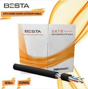 Resim Besta Cat6 305 Metre Outdoor 23 Awg 305 M Ip Kamera Kablosu Diğer