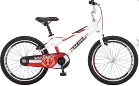 Resim Salcano Wolf 16" Jant Alüminyum Gövde Çocuk Bisikleti Beyaz Kırmızı Renk 