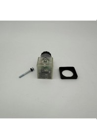 Resim Pnömatik Valf Ventil Ledli Geniş Soket 18mm 220 Ac/dc 