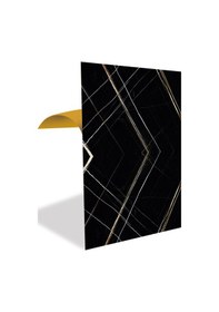 Resim Tink Kendinden Yapışkanlı Siyah Asorti Desenli Pvc Panel 41x62 Cm 