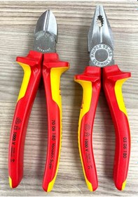Resim 1000V Pense 180 Mm Yankeski 180 Mm 2 Li Set 