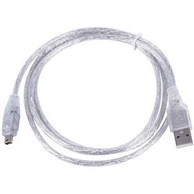 Resim Dofolink Usb 2.0'dan 4-pin Ieee 1394 Firewire'a Dönüştürücü Kablo, 1.5m Uzunluk, Metal Ve Plastik Malzeme, Beyaz Renk, Fotoğraf Makinesi Bağlantısı 