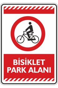 Resim isgtabelam 50x70cm / Kompozit/Bisiklet Park Alanı. 