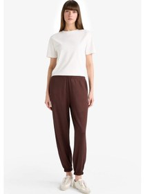 Resim Defacto Jogger Fit Basic Düz Cepli Eşofman Altı G2140ax25aubn340 Kahve-bn340 