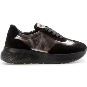 Resim Hakiki Deri Kadın Casual Ayakkabı 982za1050 Siyah 