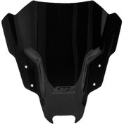 Resim GP Kompozit Yamaha MT-07 2021-2023 Uyumlu Ön Cam Siyah 30 cm 