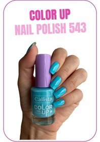 Resim Callista Color Up Nail Polish Oje 543 Rare in Nature - Mavi 
