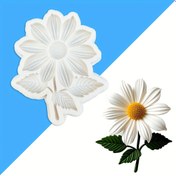 Resim Papatya Çiçeği Silikon Fondant Kalıbı - Gıda Sınıfı, Toksik Olmayan, Kek Süslemeleri, Şeker Sanatı, Pişirme Gereklilikleri Yapmak İçin Mükemmel | Dekoratif Çiçek Kalıbı | Detaylı İmpressionlar, Silikon Pişirme Kalıpları 