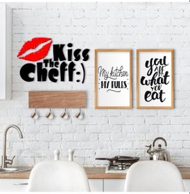 Resim Bk Home Doğal Ahşap Dekoratif Fincan Askılığı Mutfak Konseptli 2’ (551038387) 