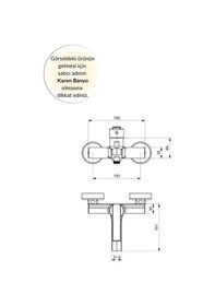 Resim Karen Banyo Nova Banyo Bataryası, Krom, Cisa 45806 Krom 