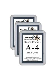 Resim Tak Çıkar Rondo Çerçeve A4 21x30 Cm 5 Adet Açılır Kapanır Çerçeve Aç Kapa Çerçeve A4 Afiş Çercevesi 
