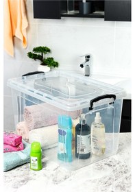 Resim Klips Saklama Kabı 22 Lt Şeffaf 