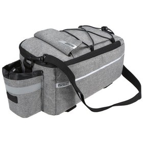 Resim Forte Gt Xbyc 804 Cepli İmpertex Kumaş Bisiklet Çantası Bagaj Üst Gri 