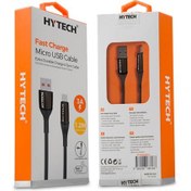 Resim Hytech HY-X250 3A Micro Usb 1,2m Siyah Data + Sarj Kablosu Hytech HY-X250 3A Micro Usb 1,2m Siyah Data + Sarj Kablosu