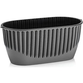 Resim Omnipazar So-pynb1 Dekoratif Piyano Balkon Saksı 4.5 Litre No 1 Antrasit 116 