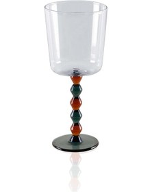 Resim The Mia Bead Şarap Kadehi Amber 300 Ml Şeffaf 