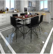 Resim Knsz masa sandalye takımı hem75mazlum cvzsyh 130*090 sm 6 sandalye syhsyh sırt minderli 