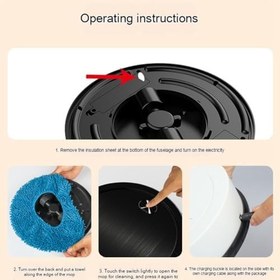 Resim Akıllı Anlamak Robot Ev Islak ve Kuru Anlamak Makinesi Taşınabilir Şarj Edilebilir Temizleme Makinesi Elektrikli Süpürge Kullanımı -A 