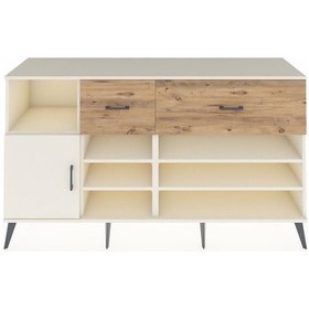 Resim Kronos Konsol 6 Raflı 2 Çekmeceli Tek Kapaklı 176x59x99 Aytaşı-a Aytaşı-aytaşı/çam 