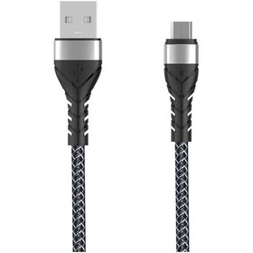 Resim noktaks Samsung Galaxy A2 Core uyumlu Hızlı Şarj Kablosu Örgülü USB Mıcro Şarj Kablosu 1 Metre - BAX 