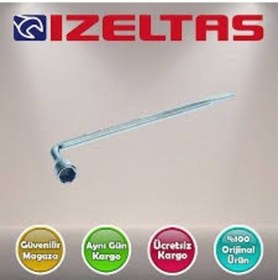 Resim İzeltaş Pipo Bijon Anahtar Tornavida Ağızlı 19Mm 