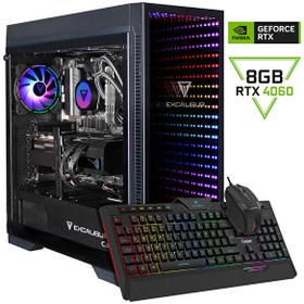 Resim Excalibur E75Z.129K-DFB0X-0SD Core i9 12900KF 32 GB RAM 1 TB SSD RTX 4060 FreeDOS Masaüstü Oyun Bilgisayarı 