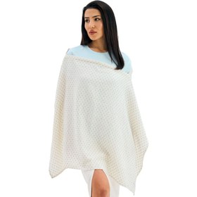 Resim Miniboni Müslin Emzirme Örtüsü White Mint 