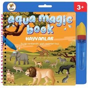 Resim Lino Boyama Kitabı Aqua Magic Book Hayvanlar Sihirli TFL-1008 