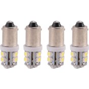 Resim Quartzite 4x T11 BA9S T4W 233 Bayonet 10 Smd LED Araç Koolu Iç Yan Açık Beyaz (Yurt Dışından) 