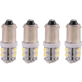 Resim Quartzite 4x T11 BA9S T4W 233 Bayonet 10 Smd LED Araç Koolu Iç Yan Açık Beyaz (Yurt Dışından) 