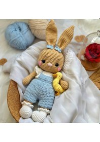 Resim Amigurumi Oyuncaklı Tavşancık 