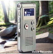 Resim Fastbuy 8 Gb Ses Kaydedici Mp3 Çalar Şarj Edilebilir Sesle Aktif Lcd Ekranı Silvery Renkli 