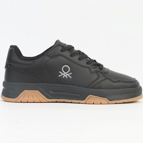 Resim Benetton 11219 İthal Memory Foam Erkek Spor Ayakkabı 267800001814 01 Siyah Siyah 