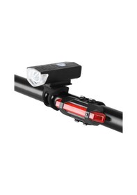 Resim White Headlight+blue Taillight Bisiklet Bisiklet Işıkları Usb Led Şarj Edilebilir Set Mtb Yol Bisikleti Ön Arka Farlar Lamba Bisiklet Aksesuarları Çok Renkli 
