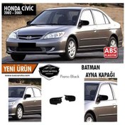 Resim Honda Civic Vtec 2 2002-2005 Batman Yarasa Ayna Kapağı Piano Blac 